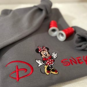 Disney X Minnie Mouse Embroidered Sweatshirt
