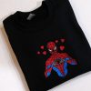 Trendy Spiderman Embroidered Sweatshirt