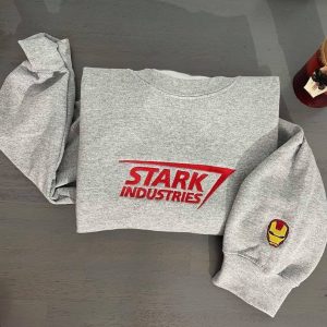 Stark Industries Iron Man Embroidered Sweatshirt