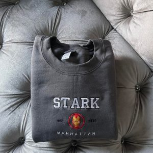Stark Manhatta Iron Man Embroidered Sweatshirt