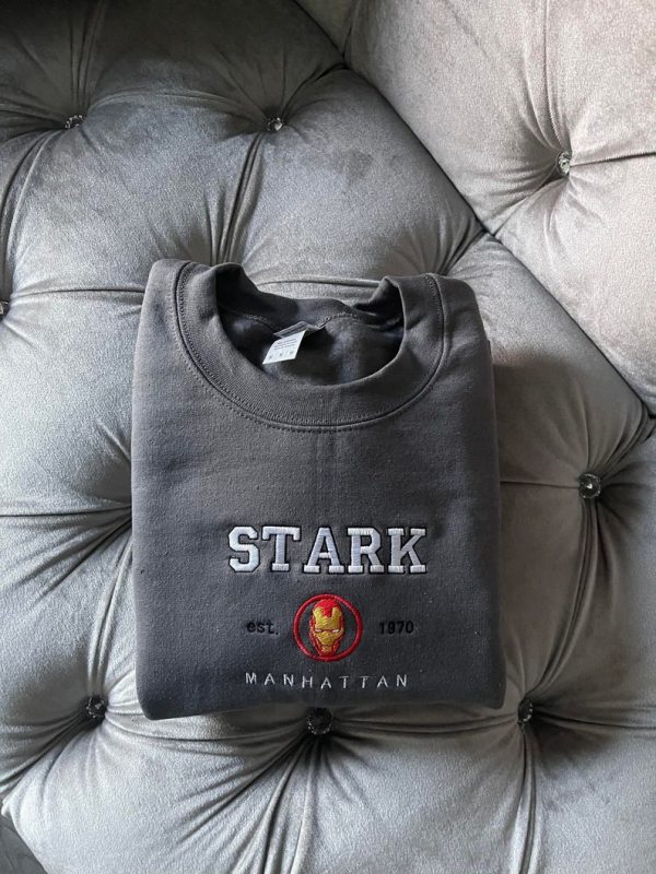 Stark Manhatta Iron Man Embroidered Sweatshirt