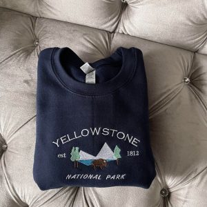 Yellowstone National Park Embroidered Sweater