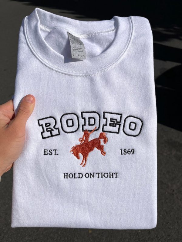 Rodeo Western Cowboy Embroidered Sweatshirt