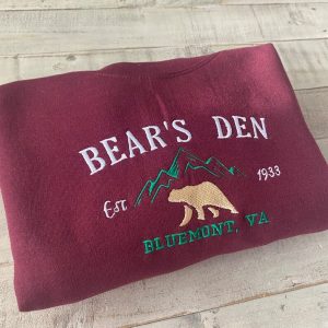 Bear Den Bluemont Virginia Embroidered Crewneck