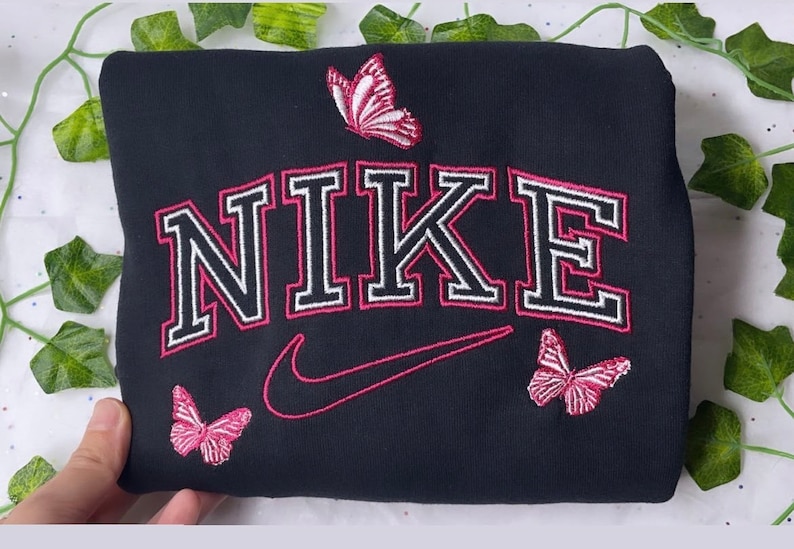 Nike X Butterfly Embroidered Crewneck