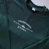 Taylor Swift Embroidered Sweatshirt I Remember It All Too Well