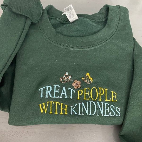 Harry Styles Treat People With Kindness Embroidered Sweatshirt