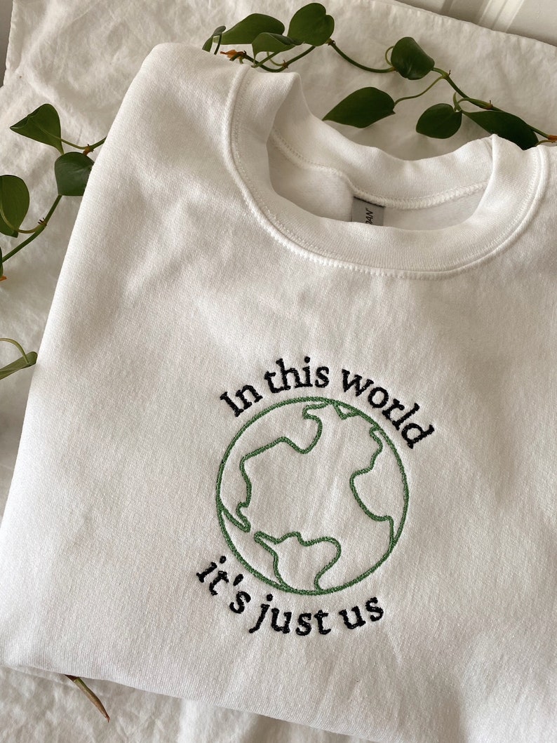 Harry Styles In This World It's Just Us Embroidered Sweater