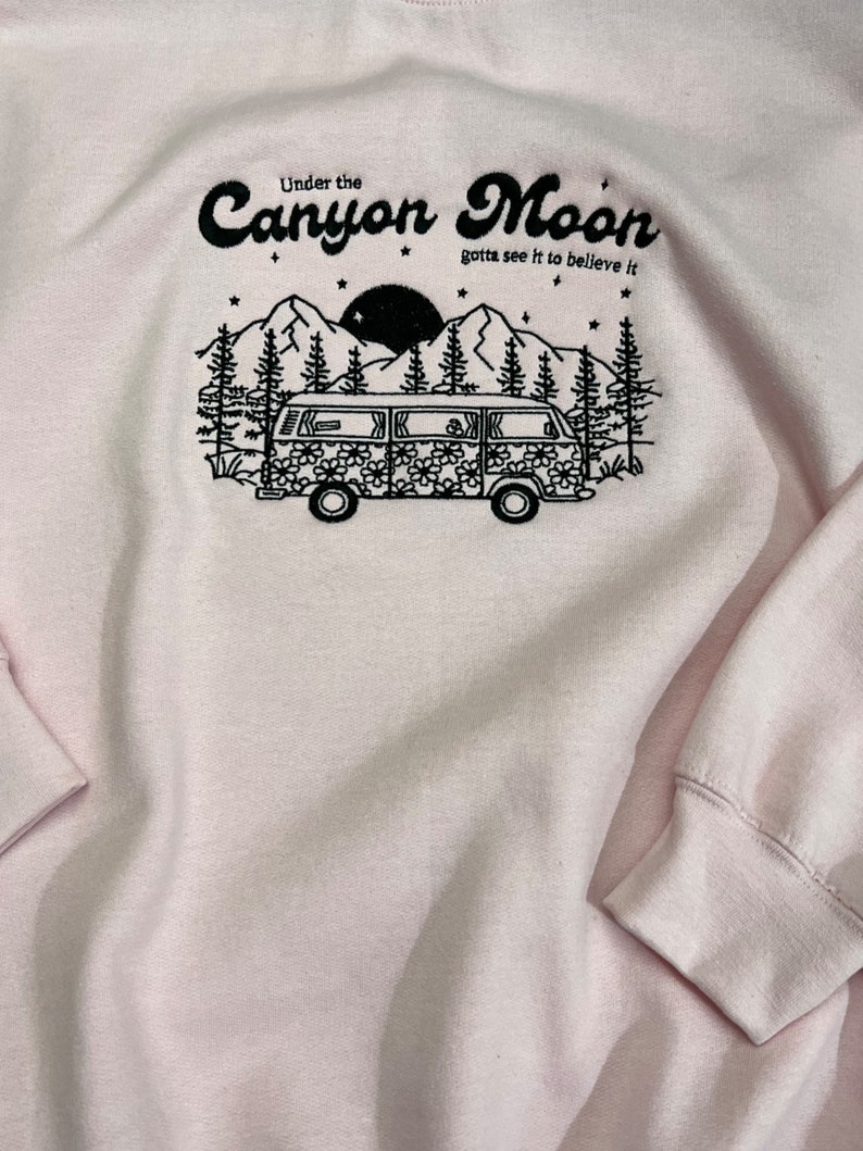 Harry Styles Embroidered Sweatshirt Canyon Moon